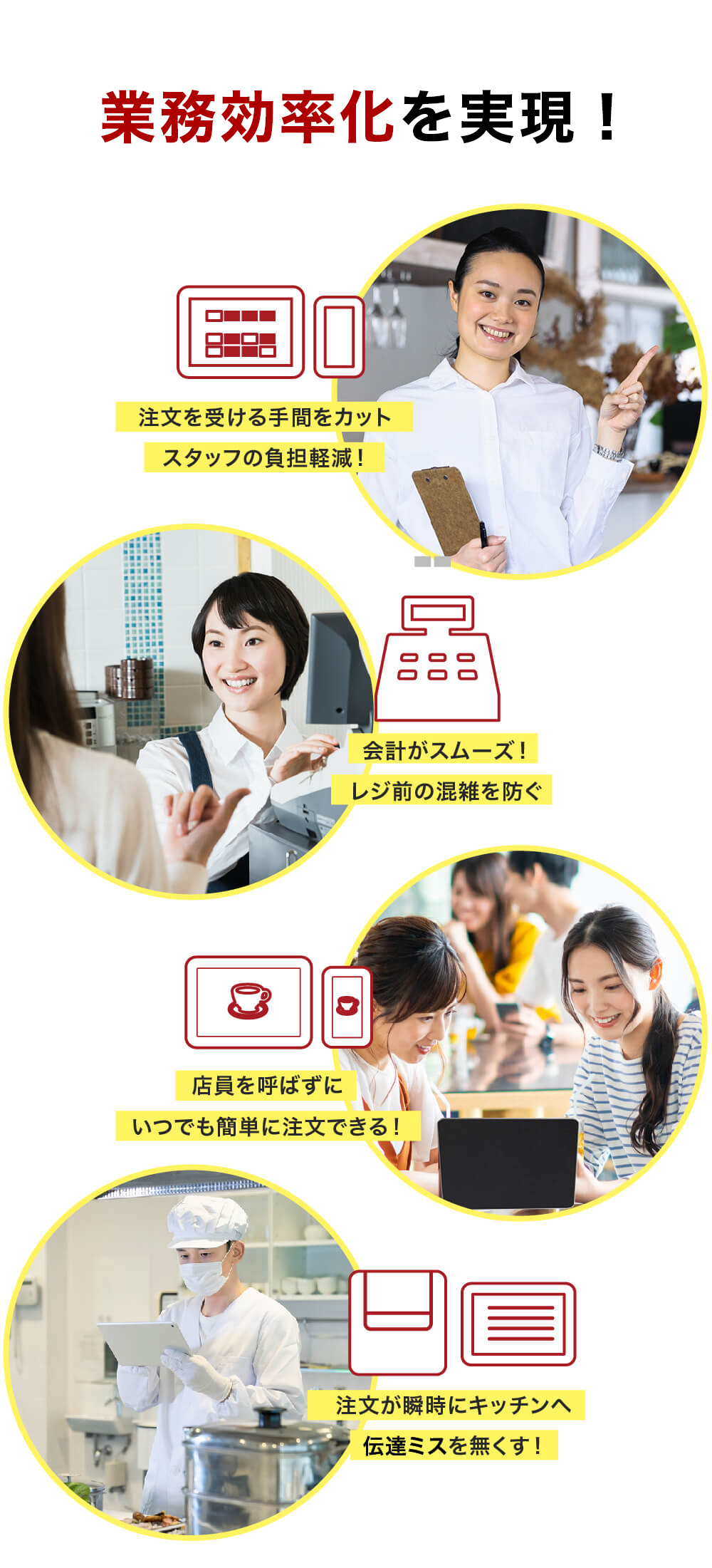 業務効率化を実現